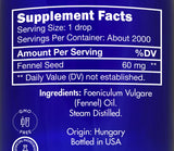 Zongle Fennel Essential Oil, Food Grade, Foeniculum Vulgare, 4 Oz