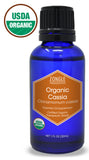Zongle USDA Certified Organic Cassia Oil, China, Safe To Ingest, Cinnamomum Cassia , 1 oz