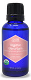 Zongle USDA Certified Organic Geranium Essential Oil, Safe To Ingest, Pelargonium Graveolens, 1 oz