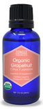 Zongle USDA Certified Organic Grapefruit Essential Oil, USA, Safe To Ingest, Citrus X Paradisi, 1 oz