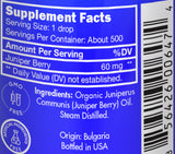 Zongle USDA Certified Organic Juniper Berry Essential Oil, Bulgaria, Safe To Ingest, Juniperus Communis, 1 oz
