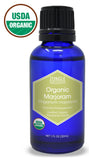 Zongle USDA Certified Organic Marjoram Essential Oil, Safe To Ingest, Origanum Majorana, 1 oz