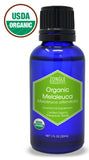 Zongle USDA Certified Organic Melaleuca (Tea Tree) Essential Oil, Australian, Safe To Ingest, Melaleuca Alternifolia, 1 oz
