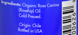 Zongle USDA Certified Organic Rosehip Oil, Rosa Canina, Cold Pressed, 1 oz