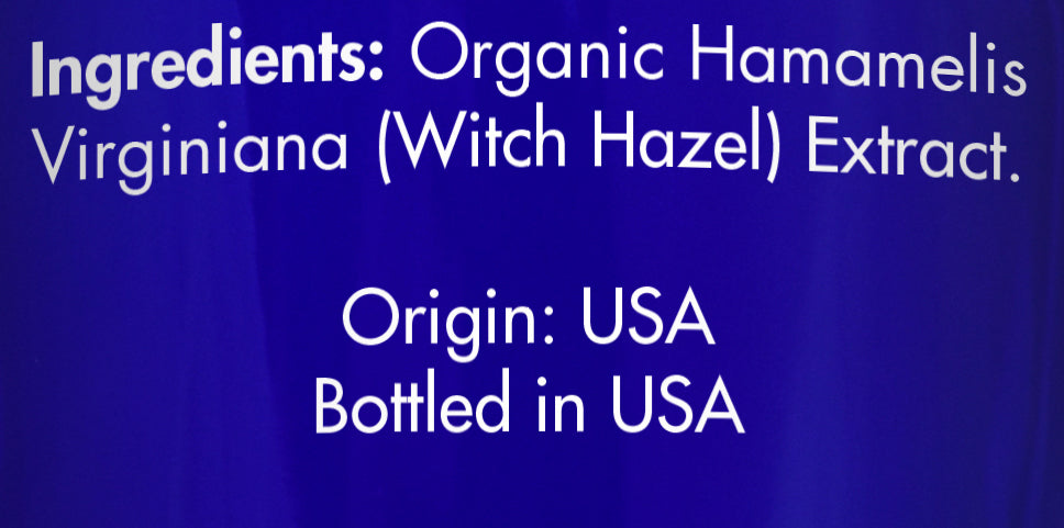 Zongle USDA Certified Organic Witch Hazel, Hamamelis Virginiana, 4 Oz ...