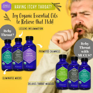 Use Essential Oils To Relieve Your Itchy Throat