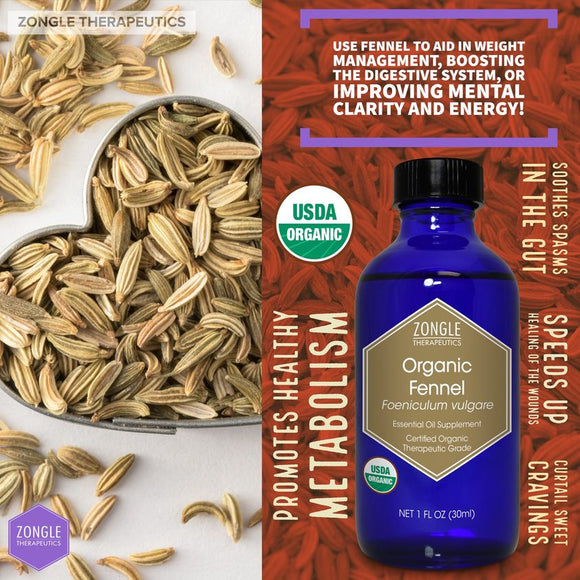 Organic Fennel Essential Oil Benefits