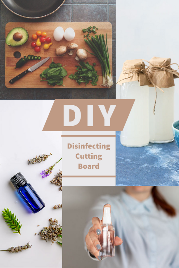 DIY Disinfecting Spray For Cutting Board
