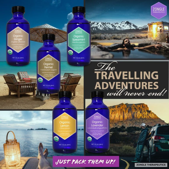 Pack These EOs With You On Travel to Avoid Motion Sickness