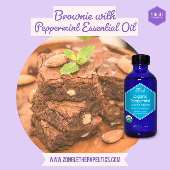 Brownie With Peppermint Essential Oil