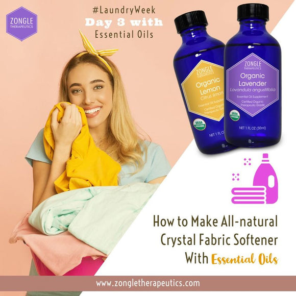 Laundry Week With Essential Oils | Day 3