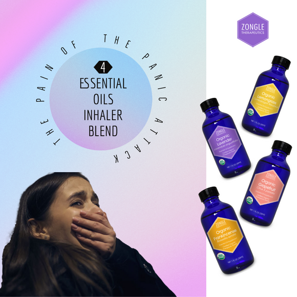 The Pain Of The Panic Attack |  4 Essential Oil Inhaler Blends