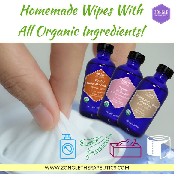 Homemade Wipes With All Organic Ingredients