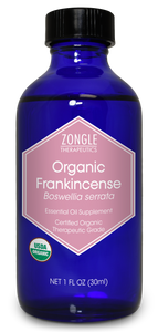 Zongle USDA Certified Organic Frankincense Essential Oil, Safe To Ingest, Boswellia Serrata, 1 oz