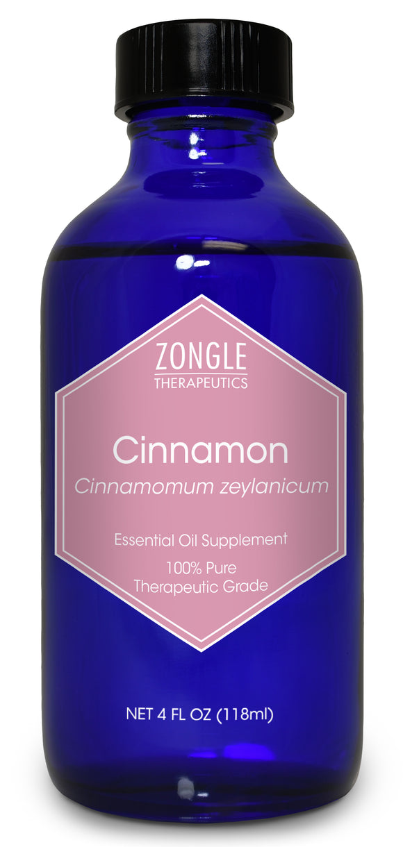 Zongle Cinnamon Leaf Essential Oil, Food Grade, Cinnamomum Zeylanicum, 4 Oz