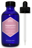 Zongle Peppermint Oil, Safe To Ingest, Mentha Piperita, 4 Oz