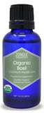 Zongle USDA Certified Organic Basil Essential Oil, Safe To Ingest, Ocimum Basilicum, 1 oz