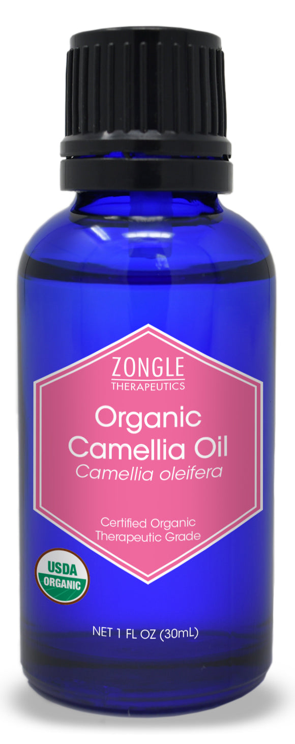 Zongle USDA Certified Organic Camellia Oil, Camellia Oleifera , 1 oz