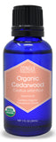 Zongle USDA Certified Organic Cedarwood Essential Oil, Cedrus Atlantica, 1 oz