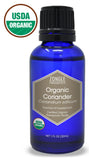 Zongle USDA Certified Organic Coriander Essential Oil, Safe To Ingest, Coriandrum Sativum, 1 oz