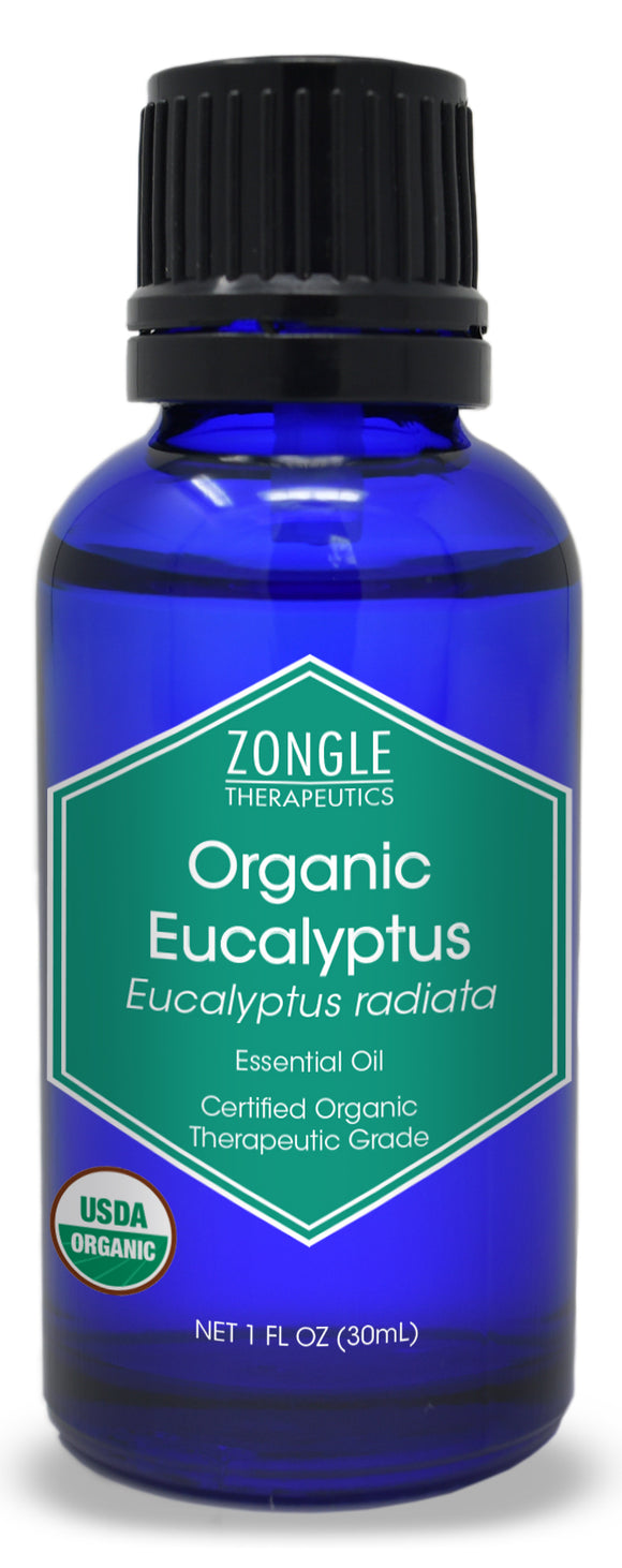 Zongle USDA Certified Organic Eucalyptus Oil, Eucalyptus Radiata, 1 oz