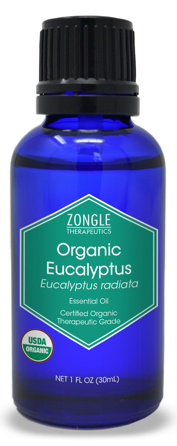 Zongle USDA Certified Organic Eucalyptus Oil, Eucalyptus Radiata, 1 oz