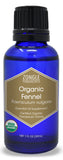 Zongle USDA Certified Organic Fennel Essential Oil, Safe To Ingest, Foeniculum Vulgare, 1 oz