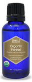 Zongle USDA Certified Organic Fennel Essential Oil, Safe To Ingest, Foeniculum Vulgare, 1 oz