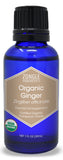Zongle USDA Certified Organic Ginger Essential Oil, Safe To Ingest, Zingiber Officinale, 1 oz