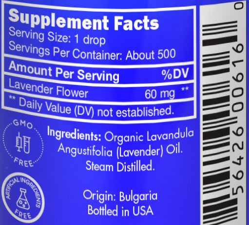 Zongle USDA Certified Organic Lavender Essential Oil, Bulgarian