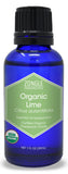 Zongle USDA Certified Organic Lime Essential Oil, Safe To Ingest, Citrus Aurantifolia, 1 oz