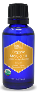 Zongle USDA Certified Organic Marula Oil, Africa, Unrefined Virgin, Cold Pressed, Sclerocarya Birrea, 1 oz