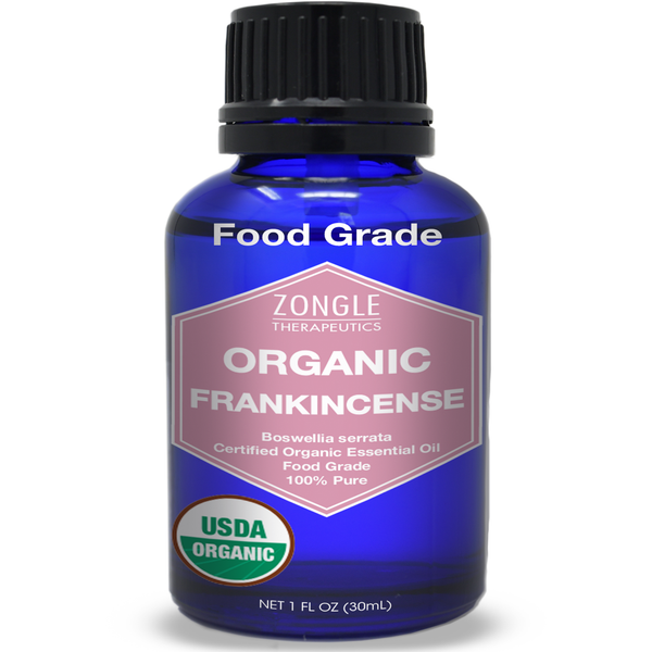 Zongle USDA Certified Organic Frankincense Essential Oil, Safe To