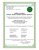 Zongle Therapeutics - USDA Organic Certificate