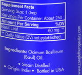 Zongle Basil Essential Oil - Ingredients