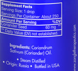 Zongle Coriander Essential Oil - Ingredients