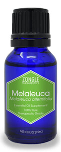 Zongle Melaleuca (Tea Tree) Essential Oil, Australia, Safe To Ingest, 15 mL
