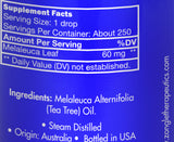 Zongle Melaleuca (Tea Tree) Essential Oil - Ingredients