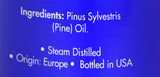 Zongle Pine Essential Oil - Ingredients