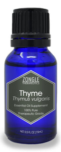 Zongle Thyme Essential Oil, Morocco, Safe To Ingest, 15 mL