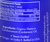 Zongle USDA Certified Organic Cardamom Oil - Ingredients
