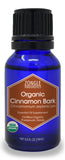 Zongle USDA Certified Organic Cinnamon BARK Essential Oil, Safe To Ingest, Cinnamomum Zeylanicum, 15 mL