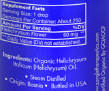 Zongle USDA Certified Organic Helichrysum Oil - Ingredients