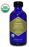 Zongle USDA Certified Organic Neem Oil, Azadirachta Indica , 4 oz